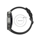 For Huawei Watch GT 2 Pro Silicone Watch Band with Black Steel Buckle(Black)