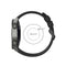 For Huawei Watch GT 2 Pro Silicone Watch Band with Black Steel Buckle(Black)