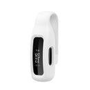 For Fitbit Inspire 2 Steel Sheet Silicone Protective Clip Case Cover(White)