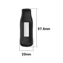 For Fitbit Inspire 2 Steel Sheet Silicone Protective Clip Case Cover(White)