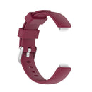 For Fitbit Inspire 2 TPE Watch Band, Size:S(Wine Red)
