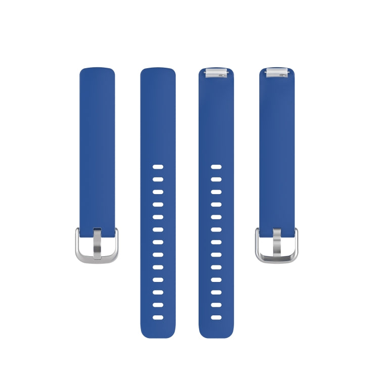 For Fitbit Inspire 2 TPE Watch Band, Size:S(Dark Blue)