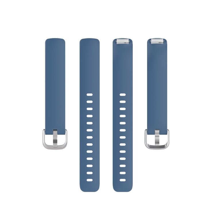 For Fitbit Inspire 2 TPE Watch Band, Size:S(Rock Cyan)
