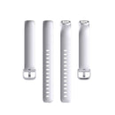 For Fitbit Inspire 2 TPE Watch Band, Size:S(Silver)