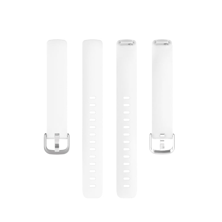 For Fitbit Inspire 2 TPE Watch Band, Size:L(White)