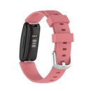 For Fitbit Inspire 2 TPE Watch Band, Size:L(Red)