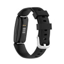 For Fitbit Inspire 2 TPE Watch Band, Size:L(Black)