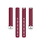 For Fitbit Inspire 2 TPE Watch Band, Size:L(Wine Red)