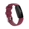 For Fitbit Inspire 2 TPE Watch Band, Size:L(Wine Red)