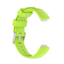 For Fitbit Inspire 2 TPE Watch Band, Size:L(Lime Green)