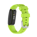 For Fitbit Inspire 2 TPE Watch Band, Size:L(Lime Green)