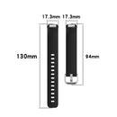 For Fitbit Inspire 2 TPE Watch Band, Size:L(Dark Blue)