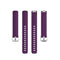 For Fitbit Inspire 2 TPE Watch Band, Size:L(Dark Purple)