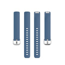For Fitbit Inspire 2 TPE Watch Band, Size:L(Rock Cyan)