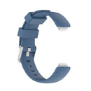 For Fitbit Inspire 2 TPE Watch Band, Size:L(Rock Cyan)