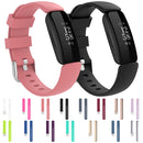 For Fitbit Inspire 2 TPE Watch Band, Size:L(Light Purple)
