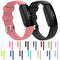 For Fitbit Inspire 2 TPE Watch Band, Size:L(Wine Red)