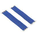 Single-turn Nylon Woven Watch Band For Apple Watch Series 7 45mm / 6 & SE & 5 & 4 44mm / 3 & 2 & 1 42mm, Size:S(Blue)