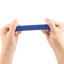 Single-turn Nylon Woven Watch Band For Apple Watch Series 7 45mm / 6 & SE & 5 & 4 44mm / 3 & 2 & 1 42mm, Size:S(Blue)