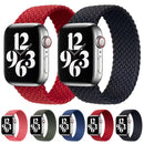 Single-turn Nylon Woven Watch Band For Apple Watch Series 7 45mm / 6 & SE & 5 & 4 44mm / 3 & 2 & 1 42mm, Size:S(Blue)