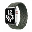 Single-turn Nylon Woven Watch Band For Apple Watch Series 8&7 45mm / SE 2&6&SE&5&4 44mm / 3&2&1 42mm, Size:L(Green)