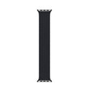 Nylon Single-turn Braided Watch Band For Apple Watch Ultra 49mm / Series 8&7 45mm / SE 2&6&SE&5&4 44mm / 3&2&1 42mm, Length:L 170mm(Black)