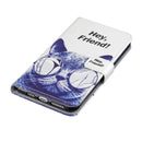 Horizontal Flip Leather Case with Holder & Card Slots & Wallet For iPhone 12 / 12 Pro(Cool Cat)