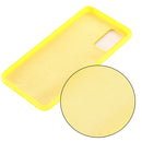 For Huawei P smart 2021 Pure Color Liquid Silicone Shockproof Full Coverage Case(Yellow)