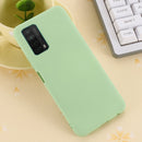 For Huawei P smart 2021 Pure Color Liquid Silicone Shockproof Full Coverage Case(Green)