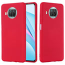 For Xiaomi Mi 10T Lite 5G Pure Color Liquid Silicone Shockproof Full Coverage Case(Red)