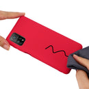 For Xiaomi Mi 10T Pro 5G Pure Color Liquid Silicone Shockproof Full Coverage Case(Red)