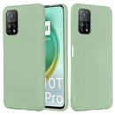 For Xiaomi Mi 10T Pro 5G Pure Color Liquid Silicone Shockproof Full Coverage Case(Green)