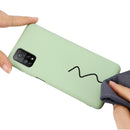For Xiaomi Mi 10T Pro 5G Pure Color Liquid Silicone Shockproof Full Coverage Case(Green)