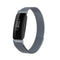 For Fitbit Inspire 2 Milanese Watch Band, Size:S(Grey)