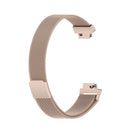 For Fitbit Inspire 2 Milanese Watch Band, Size:S(Champagne Gold)