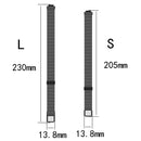 For Fitbit Inspire 2 Milanese Watch Band, Size:S(Grey)