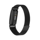 For Fitbit Inspire 2 Milanese Watch Band, Size:L(Black)