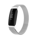 For Fitbit Inspire 2 Milanese Watch Band, Size:L(Silver)