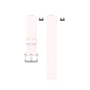 For Huawei Watch Fit Silicone Watch Band with Stainless Steel Buckle(Pink)