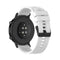 For Huawei Watch GT 2 42mm Silicone Watch Band with Black Buckle(White)