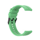 For Huawei Watch GT 2 42mm Silicone Watch Band with Black Buckle(Mint Green)