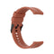 For Huawei Watch GT 2 42mm Silicone Watch Band with Black Buckle(Orange)