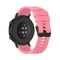 For Huawei Watch GT 2 42mm Silicone Watch Band with Black Buckle(Pink)