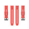 For Huawei Watch GT 2 42mm Silicone Watch Band with Black Buckle(Red)