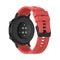 For Huawei Watch GT 2 42mm Silicone Watch Band with Black Buckle(Red)