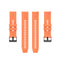For Huawei Watch GT 2 42mm Silicone Watch Band with Black Buckle(Vibrant Orange)