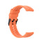For Huawei Watch GT 2 42mm Silicone Watch Band with Black Buckle(Vibrant Orange)