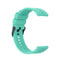 For Huawei Watch GT 2 42mm Silicone Watch Band with Black Buckle(Aurora Blue)