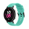 For Huawei Watch GT 2 42mm Silicone Watch Band with Black Buckle(Aurora Blue)
