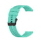 For Huawei Watch GT 2 42mm Silicone Watch Band with Black Buckle(Aurora Blue)